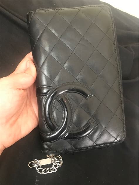 chanel cambon wallet|genuine chanel wallet.